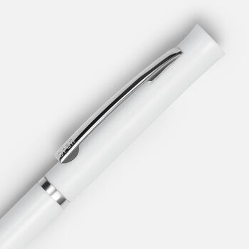 Ручка шариковая Euro Chrome, белая