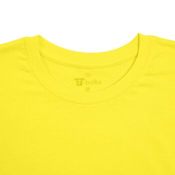 Футболка унисекс T-bolka 140, желтая, размер XXXL
