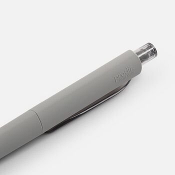 Ручка шариковая Prodir DS8 PRR-T Soft Touch, серая
