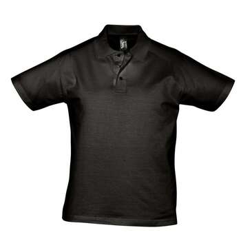 Рубашка поло мужская Prescott men 170 черная, размер M
