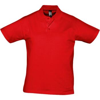Рубашка поло мужская Prescott men 170 красная, размер XL