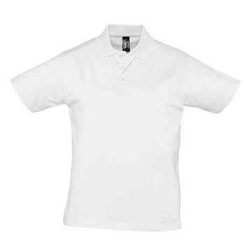 Рубашка поло мужская Prescott men 170 белая, размер XL