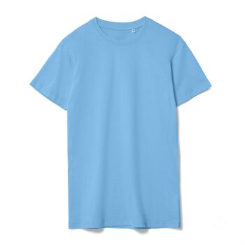 Футболка унисекс T-bolka 160, голубая, размер XXL