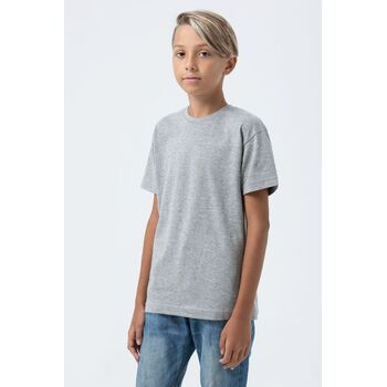 Футболка детская Regent Fit Kids, серый меланж, на рост 106-116 см (6 лет)