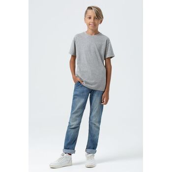 Футболка детская Regent Fit Kids, серый меланж, на рост 118-128 см (8 лет)