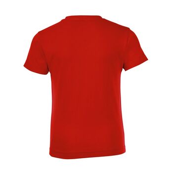 Футболка детская Regent Fit Kids, красная, на рост 106-116 см (6 лет)