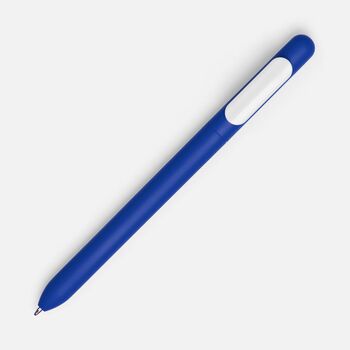 Ручка шариковая Swiper Soft Touch, синяя с белым
