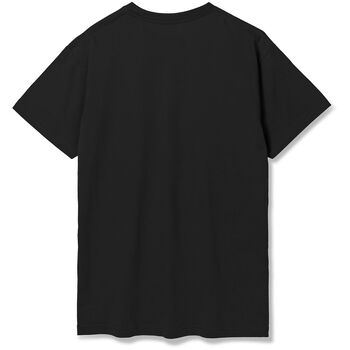 Футболка унисекс T-Bolka 180, черная, размер 4XL