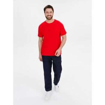 Футболка унисекс T-Bolka 180, красная, размер XXL