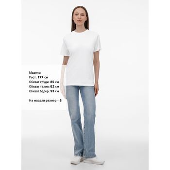 Футболка унисекс T-Bolka 180, белая, размер 4XL
