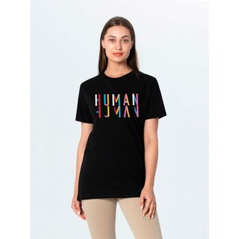 Футболка Human, черная, размер S