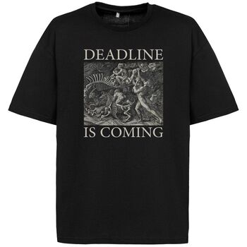 Футболка оверсайз Deadline, черная, размер M/L