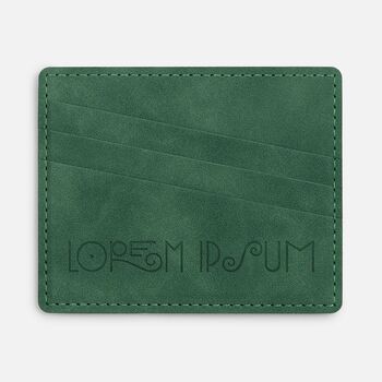 Чехол для карточек Urban, зеленый