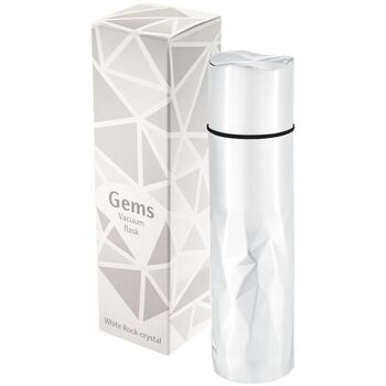 Термос Gems White Rock Crystal, белый горный хрусталь