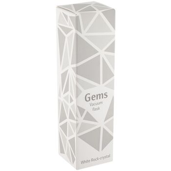Термос Gems White Rock Crystal, белый горный хрусталь
