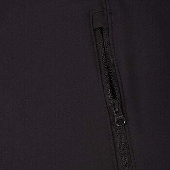 Куртка мужская Hooded Softshell черная, размер S
