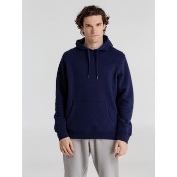 Толстовка с капюшоном унисекс King, темно-синяя, размер M