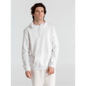 Толстовка с капюшоном унисекс Hoodie, белая, размер XXL