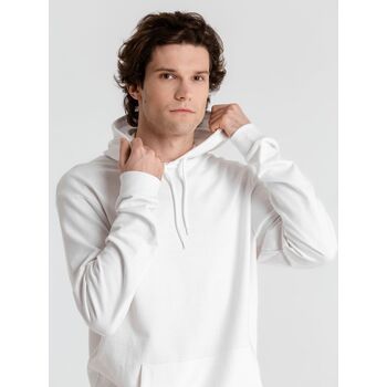 Толстовка с капюшоном унисекс Hoodie, белая, размер 3XL