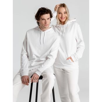 Толстовка с капюшоном унисекс Hoodie, белая, размер 5XL