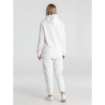 Толстовка с капюшоном унисекс Hoodie, белая, размер XL