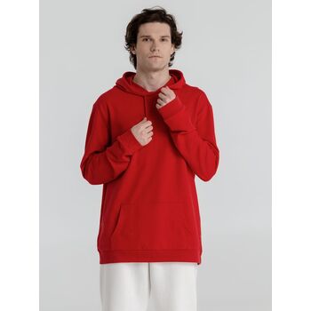 Толстовка с капюшоном унисекс Hoodie, красная, размер S