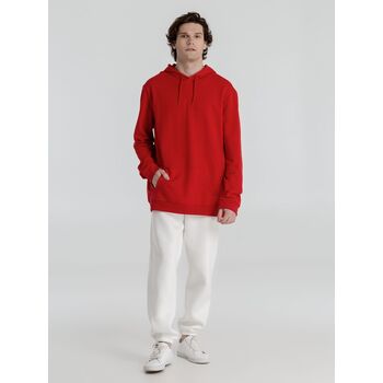 Толстовка с капюшоном унисекс Hoodie, красная, размер 3XL