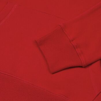 Толстовка с капюшоном унисекс Hoodie, красная, размер 4XL