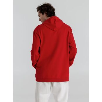 Толстовка с капюшоном унисекс Hoodie, красная, размер 4XL