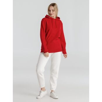Толстовка с капюшоном унисекс Hoodie, красная, размер XS