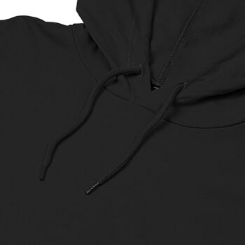 Толстовка с капюшоном унисекс Hoodie, черная, размер L
