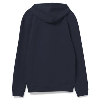 Толстовка с капюшоном унисекс Hoodie, темно-синяя, размер S