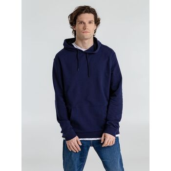 Толстовка с капюшоном унисекс Hoodie, темно-синяя, размер 4XL