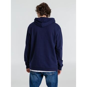 Толстовка с капюшоном унисекс Hoodie, темно-синяя, размер XS