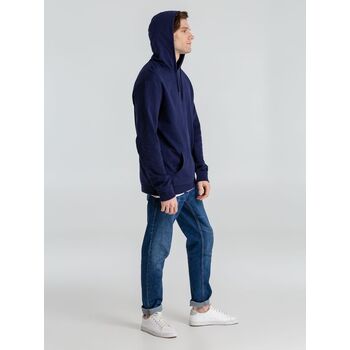 Толстовка с капюшоном унисекс Hoodie, темно-синяя, размер XS