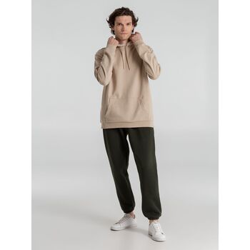 Толстовка с капюшоном унисекс Hoodie, бежевая, размер XS