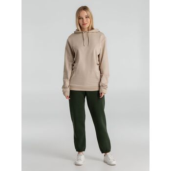 Толстовка с капюшоном унисекс Hoodie, бежевая, размер XS