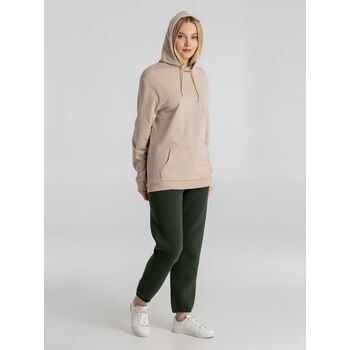 Толстовка с капюшоном унисекс Hoodie, бежевая, размер XS