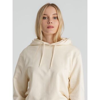 Толстовка с капюшоном унисекс Hoodie, светло-желтая, размер S