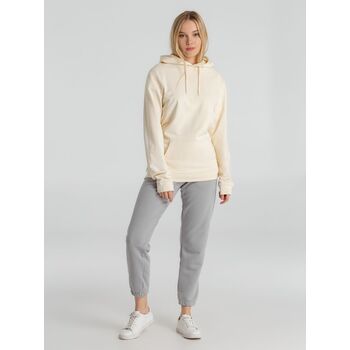 Толстовка с капюшоном унисекс Hoodie, светло-желтая, размер S