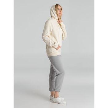 Толстовка с капюшоном унисекс Hoodie, светло-желтая, размер S