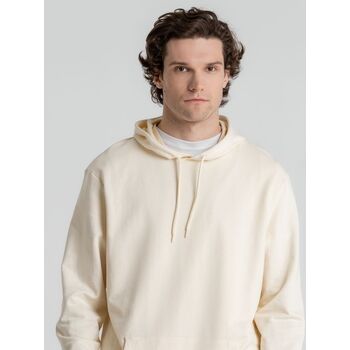 Толстовка с капюшоном унисекс Hoodie, светло-желтая, размер XS