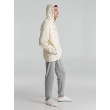Толстовка с капюшоном унисекс Hoodie, светло-желтая, размер XS
