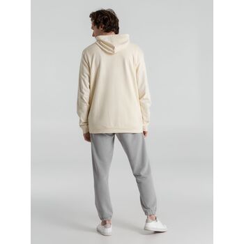 Толстовка с капюшоном унисекс Hoodie, светло-желтая, размер XS