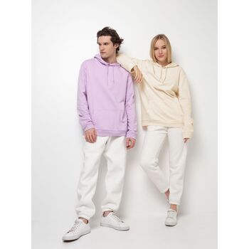 Толстовка с капюшоном унисекс Hoodie, светло-желтая, размер XS