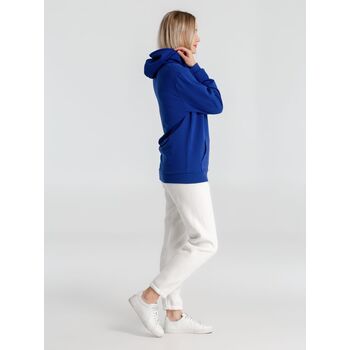 Толстовка с капюшоном унисекс Hoodie, ярко-синяя, размер XS