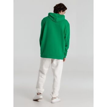 Толстовка с капюшоном унисекс Hoodie, зеленая, размер XS