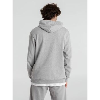 Толстовка с капюшоном унисекс Hoodie, серый меланж, размер S
