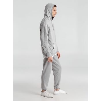 Толстовка с капюшоном унисекс Hoodie, серый меланж, размер S