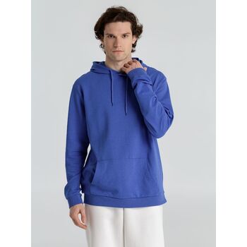 Толстовка с капюшоном унисекс Hoodie, ярко-синий меланж, размер 3XL